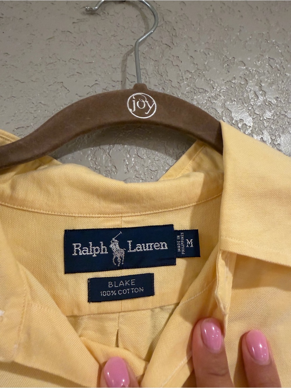 Ralph Lauren Yellow Button-Down Casual Shirt - Picture 2 of 4